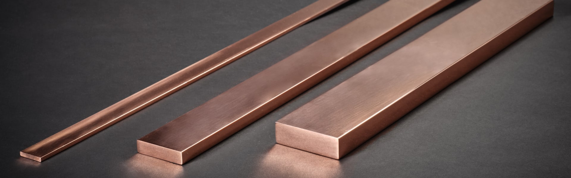 Barre piatte in rame